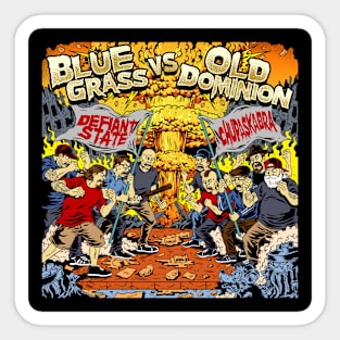 Coffin Curse Records - Bluegrass vs Old Dominion Sticker